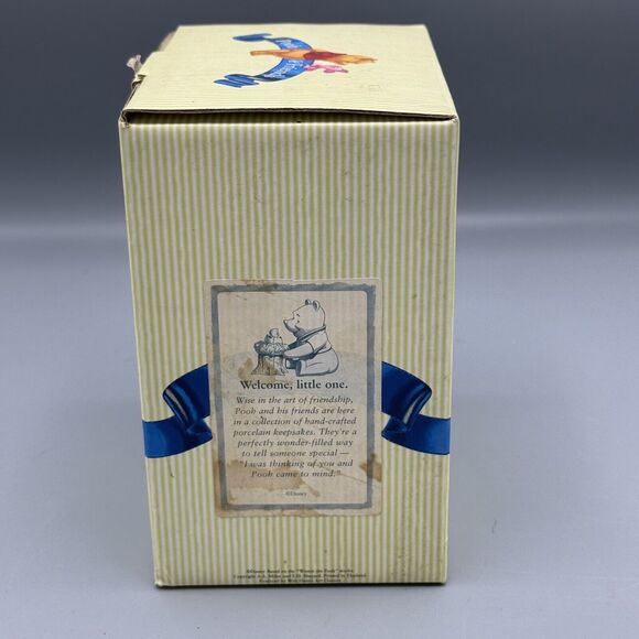 Vtg Disney Pooh and Friends Winnie the Pooh Figure Welcome Little One Blue Bird - Picture 13 of 16